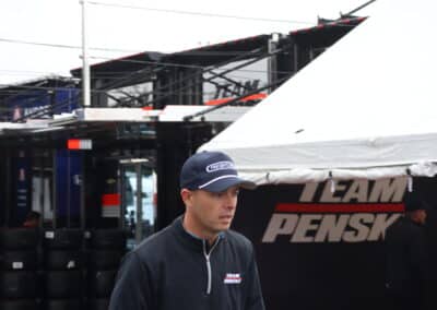 Scott McLaughlin looks on at Portland.