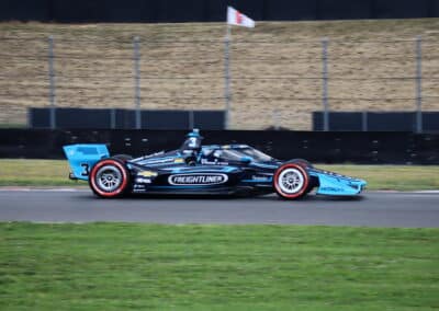 Scott McLaughlin drives at Portland.