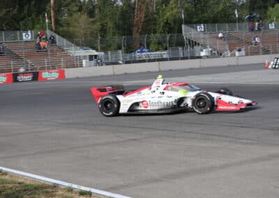 Sting Ray Robb drives at Portland.