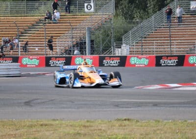 Scott Dixon drives at Portland.