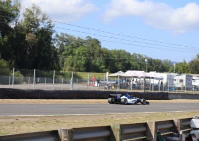 Jamie Chadwick drives at Portland.