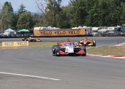 Will Power and Alex Palou race at Portland.