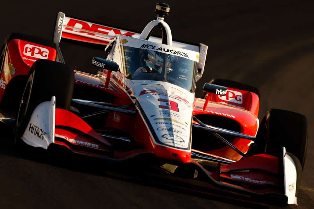 Scott McLaughlin drives at World Wide Technology Raceway.