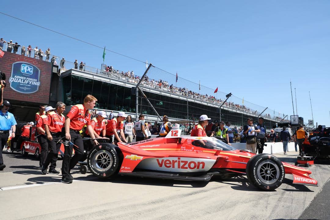 Will Power's car at Indianapolis.