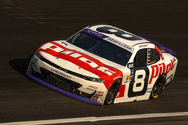Sammy Smith drives at Rockingham.
