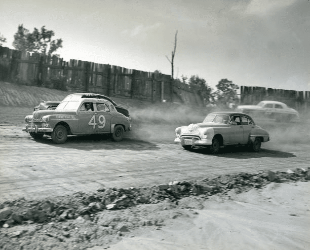 Glenn Dunaway drives at Charlotte Speedway.