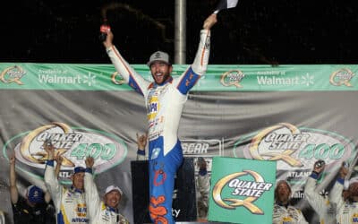 Quaker State 400: Chase Elliott survives Atlanta chaos, ends 44-race winless streak
