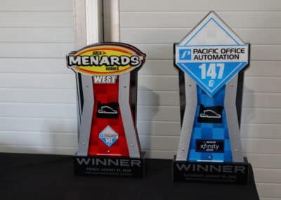 A general view of the Portland trophies.