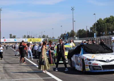 A general view of the ARCA West grid at Portland.