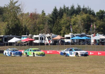 William Sawalich, Thomas Annunziata and Alon Day race at Portland.