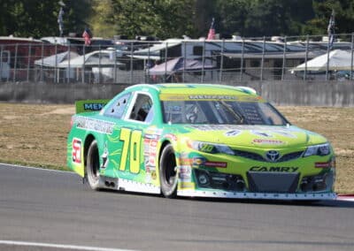 Thomas Annunziata drives at Portland.