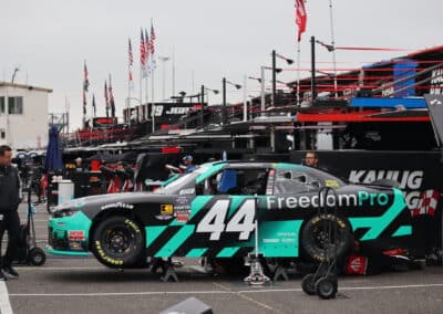 Brennan Poole's car at Portland.
