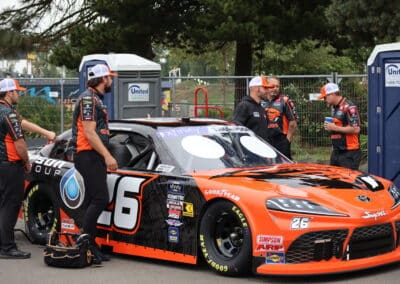 Dean Thompson's car at Portland.