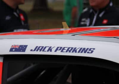 Jack Perkins' car at Portland.