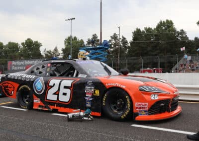 Dean Thompson's car at Portland.