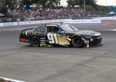 Josh Williams drives at Portland.