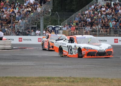 William Sawalich and Carson Kvapil race at Portland.