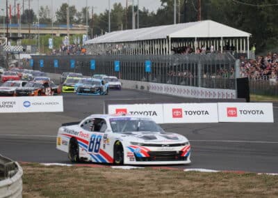 Connor Zilisch drives at Portland.