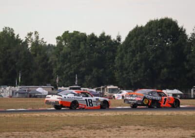 Carson Kvapil and William Sawalich race at Portland.
