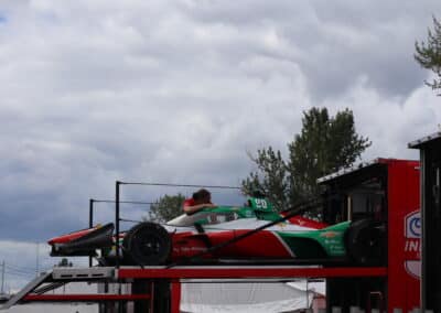 Callum Ilott's Indy car at Portland.