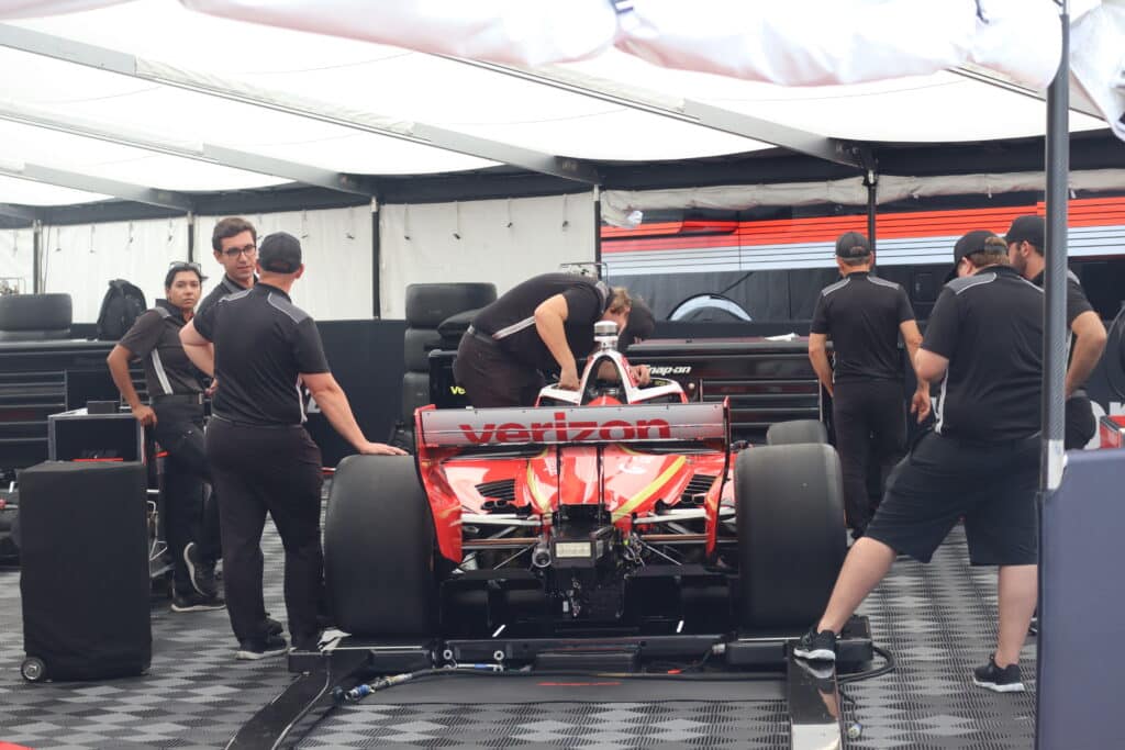 Will Power's Indy car at Portland.
