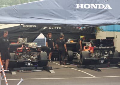 Meyer Shank Racing's Indy cars at Portland.