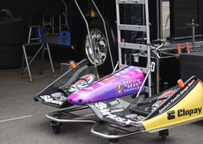 Felix Rosenqvist's front wing at Portland.