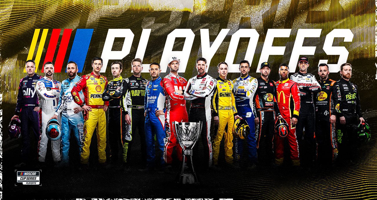 A general view of the 2025 Cup Series Playoffs field.