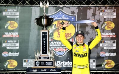 Bass Pro Shops Night Race: Bell steals Bristol win, JGR sweeps Round of 16