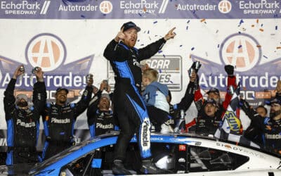 Autotrader 400: Tyler Reddick goes back-to-back, wins EchoPark Speedway thriller