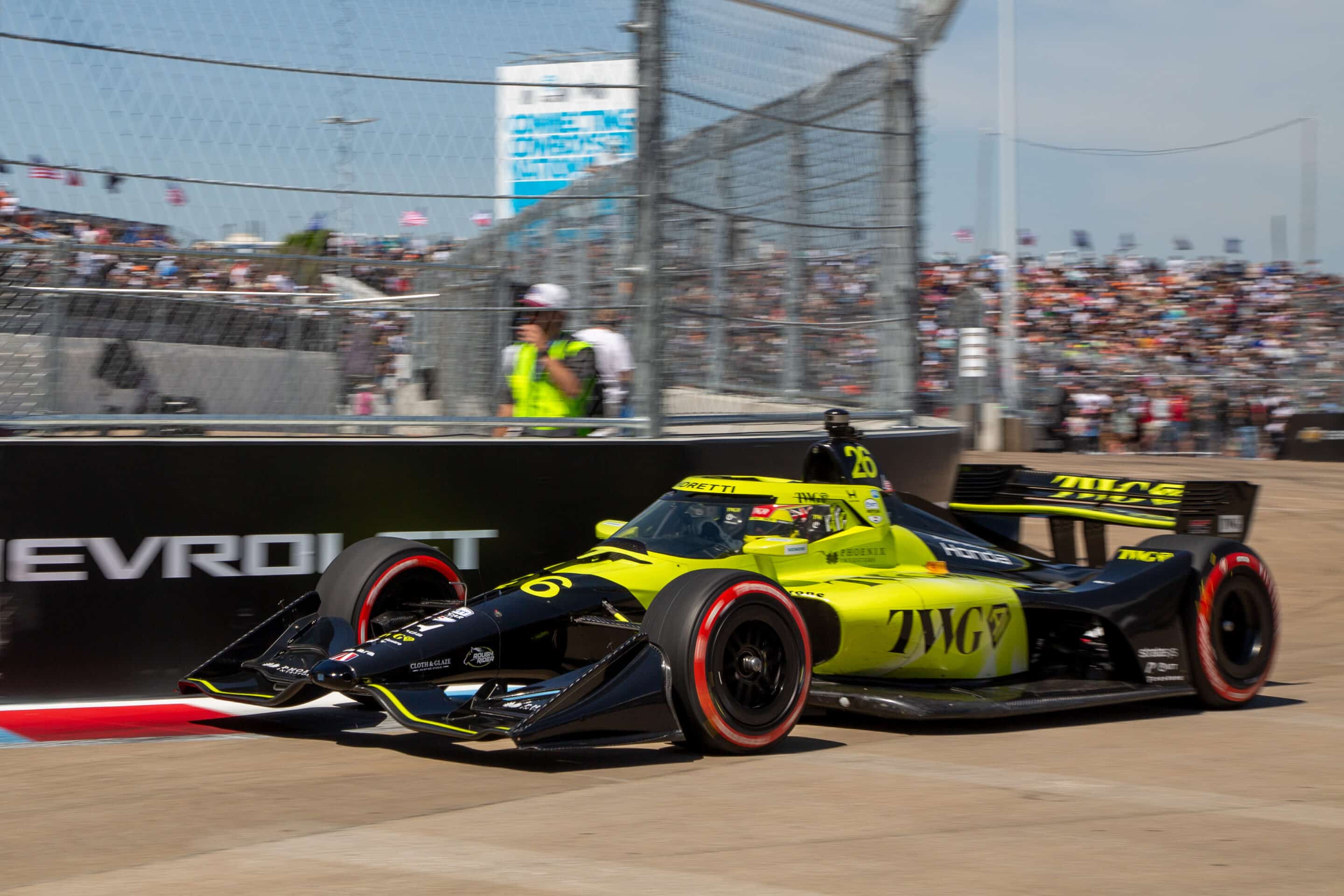 Will Power drives at Darlington.