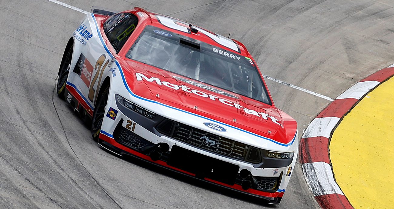 Josh Berry drives at Martinsville.