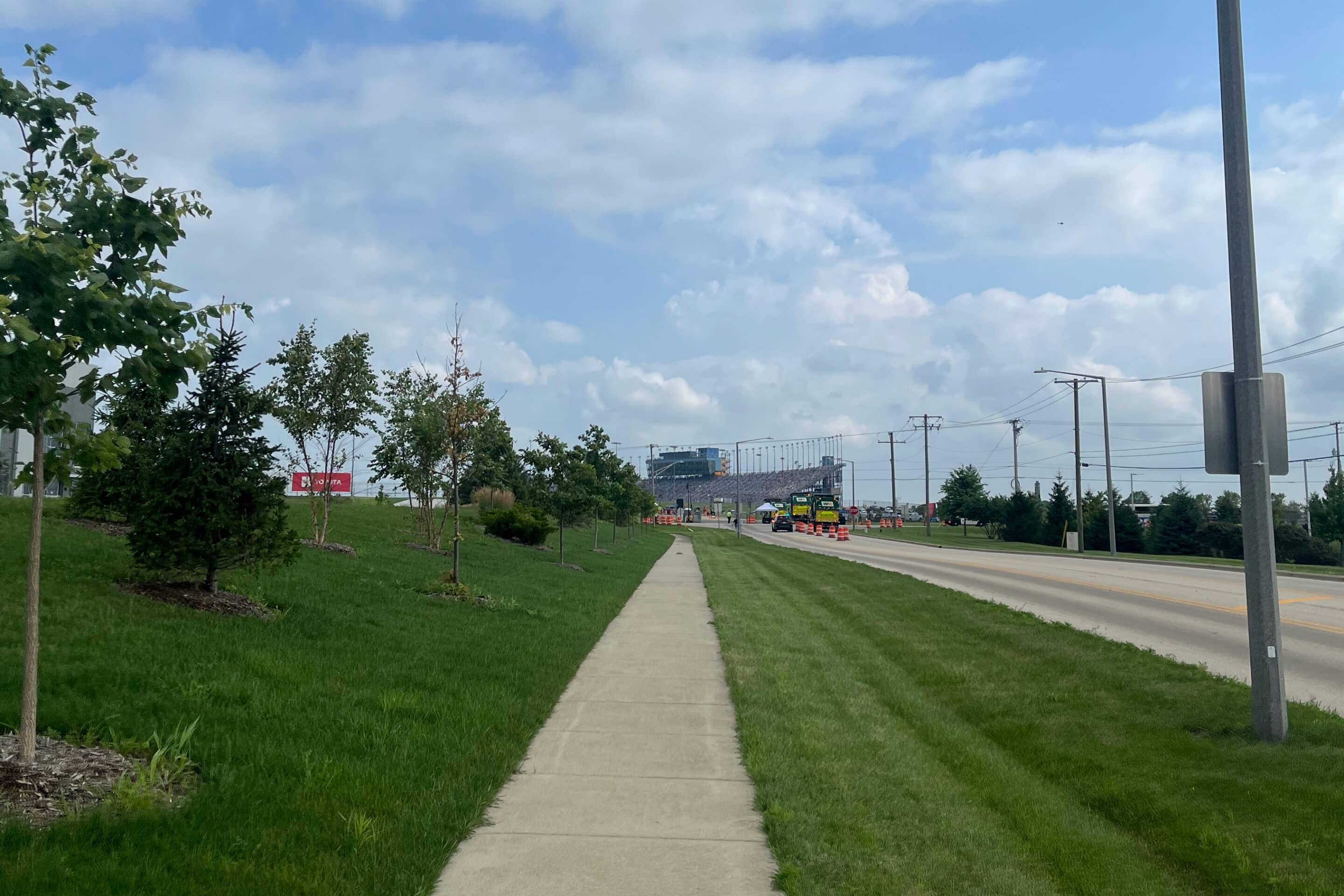 A general view of the path to Chicagoland.