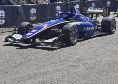 Alessandro de Tullio's car sits at Portland.