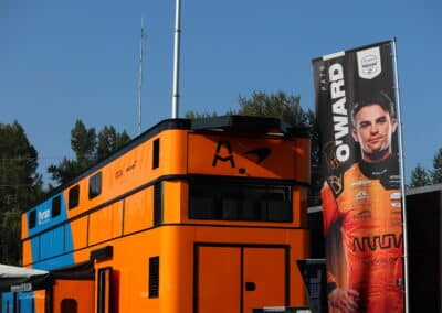 A banner of Pato O'Ward.