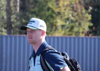 Christian Rasmussen looks on at Portland.
