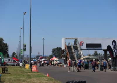 A general view of fans at Portland.