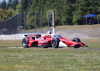 Josef Newgarden drives at Portland.