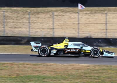 Alexander Rossi drives at Portland.
