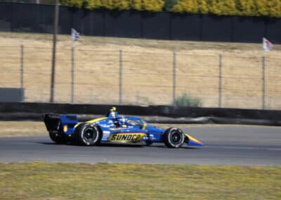 Kyffin Simpson drives at Portland.
