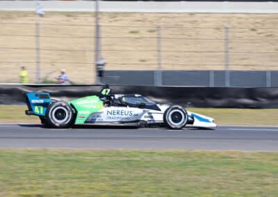 Mick Schumacher drives at Portland.