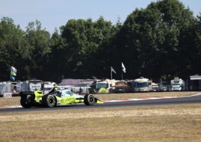 Christian Rasmussen drives at Portland.