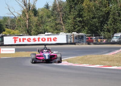 Max Taylor drives at Portland.
