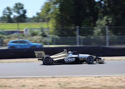 Matteo Nannini drives at Portland.