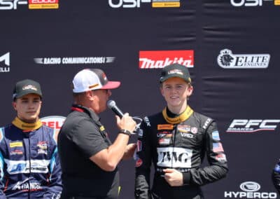Oliver Wheldon is interviewed at Portland.
