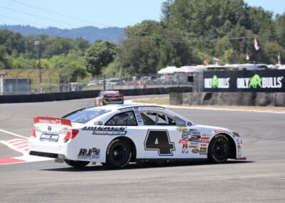 Kyle Keller drives at Portland.