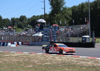 Kyle Steckly drives at Portland.