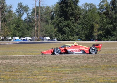 David Malukas drives at Portland.