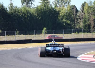 Marcus Ericsson drives at Portland.