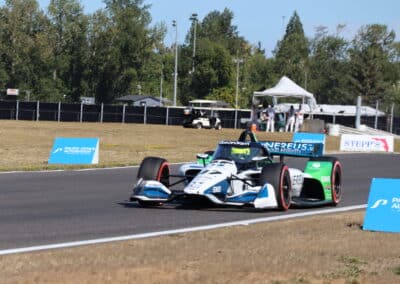 Mick Schumacher drives at Portland.